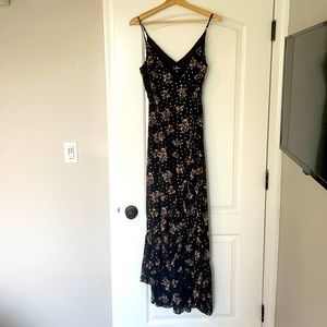 Lulus brand floral maxi dress